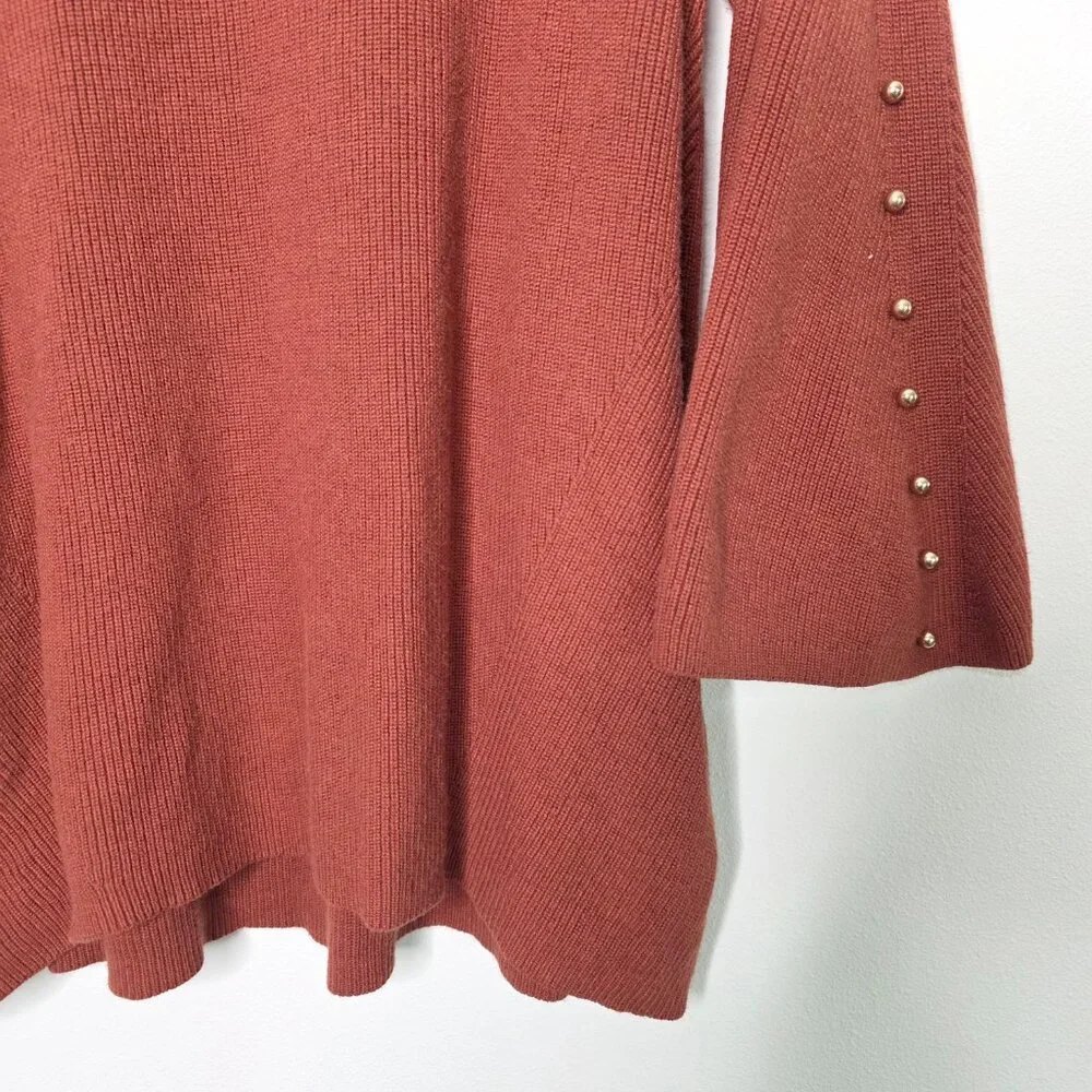 Chico's Soft Cotton & Rayon Blend Knit Top Size 3 Size XL Quiet Luxury Lagenlook